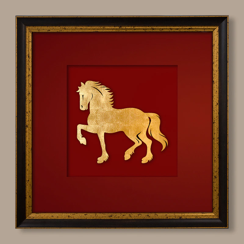 Mã Tấn Vượng – Mã Vương Collection No.5 | Gold Leaf Art – Quà Tặng Tết Cao Cấp