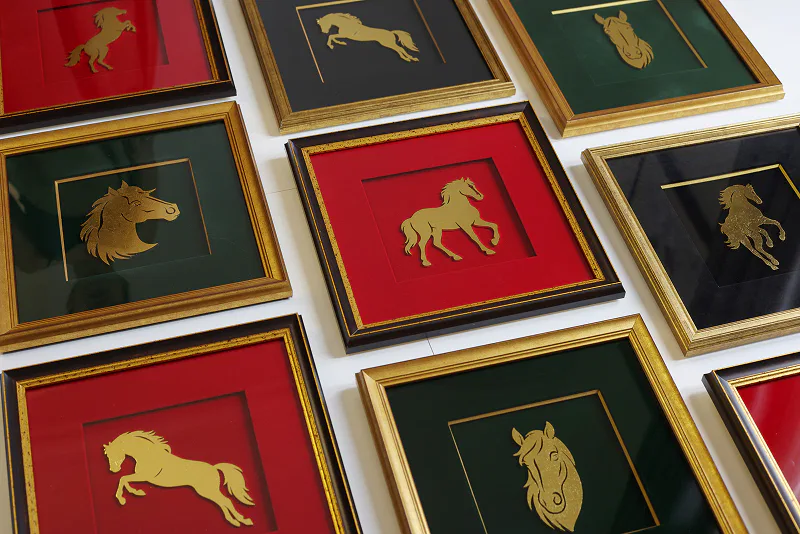 Bộ 2 Tranh Song Mã Khai Lộ – Đồng Hành Vươn Xa - Ảnh 3