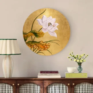 tranh hoa sen an nhiên