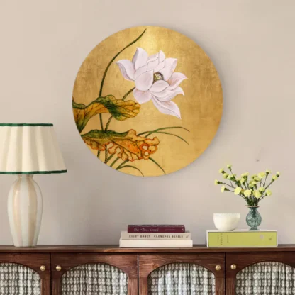 tranh hoa sen an nhiên