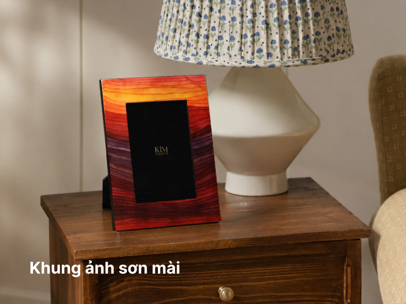 Khung ảnh sơn mài thủ công làm quà tặng
