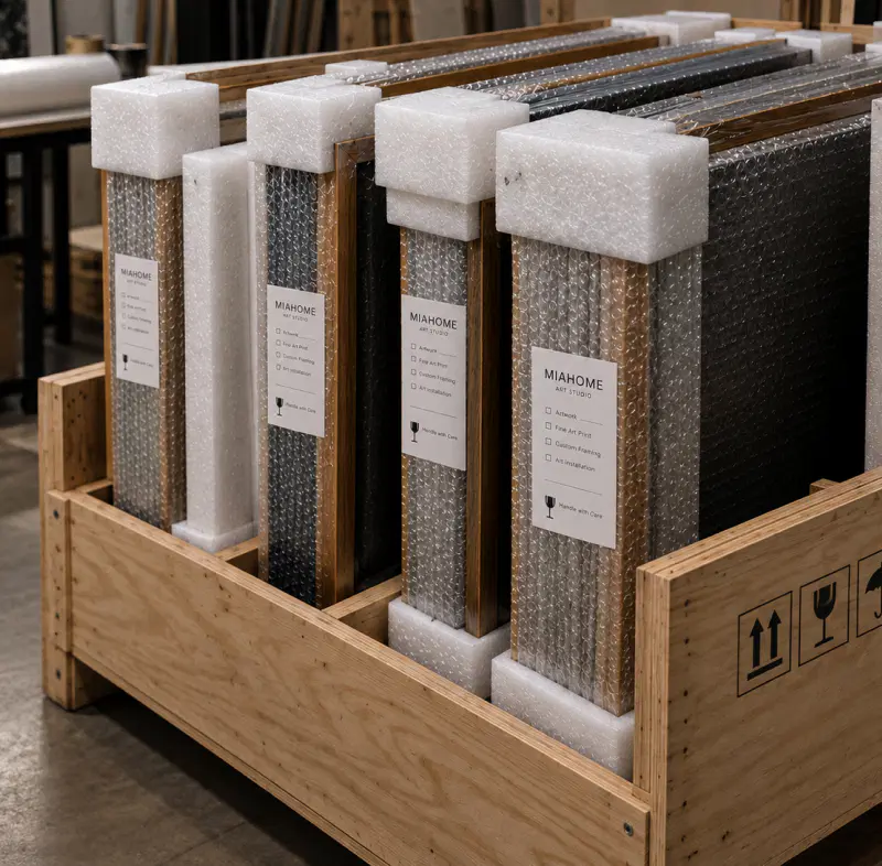 Đóng gói và bảo vệ artwork trước khi bàn giao