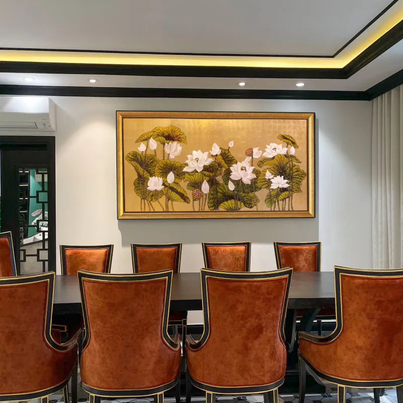 Bạch Liên Hoa - Sơn mài thanh Khiết Viên Mãn - Ảnh 3
