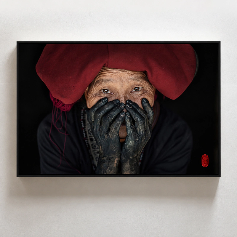 Dấu chàm fine art giclee canvas 1
