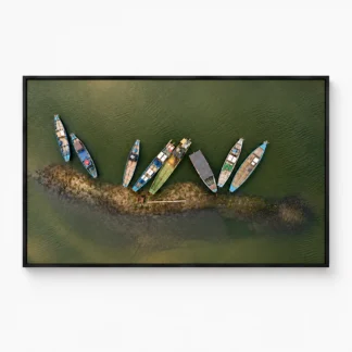 Nhịp Bến – Shoreline Rhythm - Fine Art Giclee