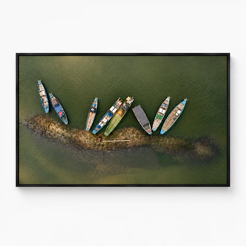Nhịp Bến – Shoreline Rhythm - Fine Art Giclee - Ảnh 2