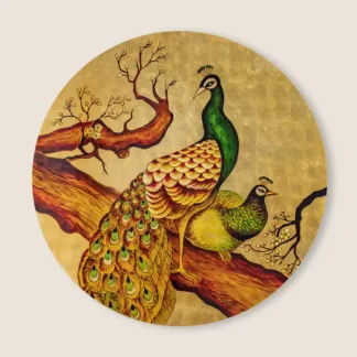tranh khổng tước hoà viên