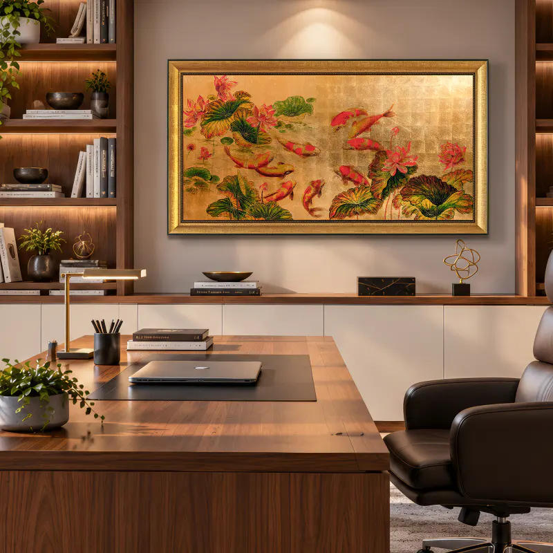 cửu ngư quần hôi 80x160 quà tặng sang trọng
