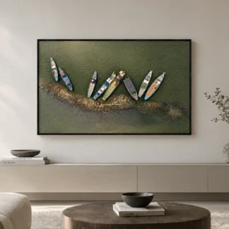 Nhịp Bến – Shoreline Rhythm - Fine Art Giclee