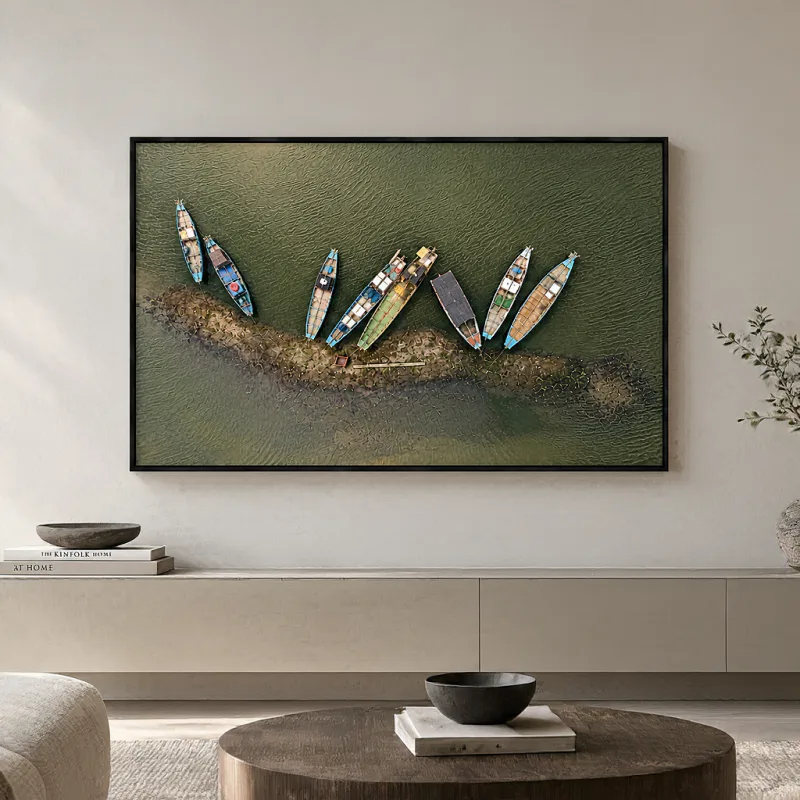 Nhịp Bến – Shoreline Rhythm - Fine Art Giclee
